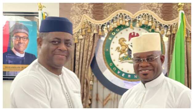 It's a shame - Nigerians react as APC governor meets FFK