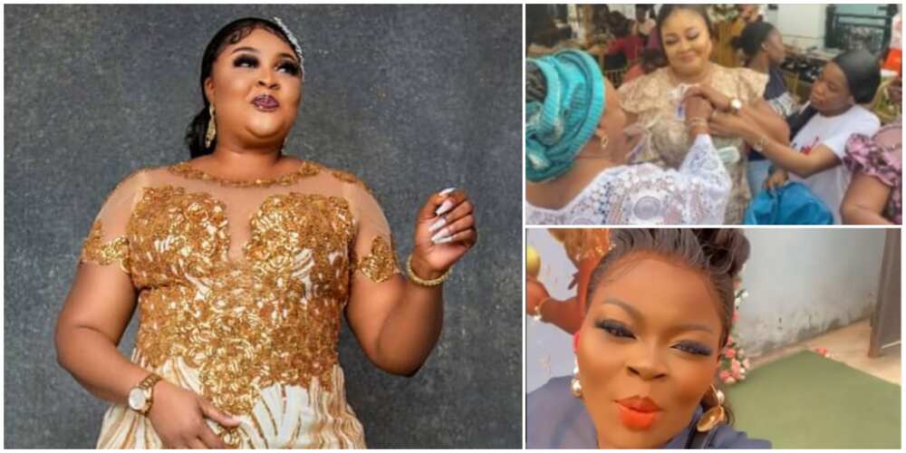 Nollywood celebrities storm Lagos residence of actress Ireti Osayemi for her birthday party