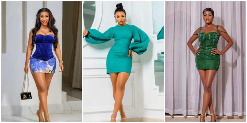 Photos of Mercy Eke, Liquorose and Beauty Tukura.