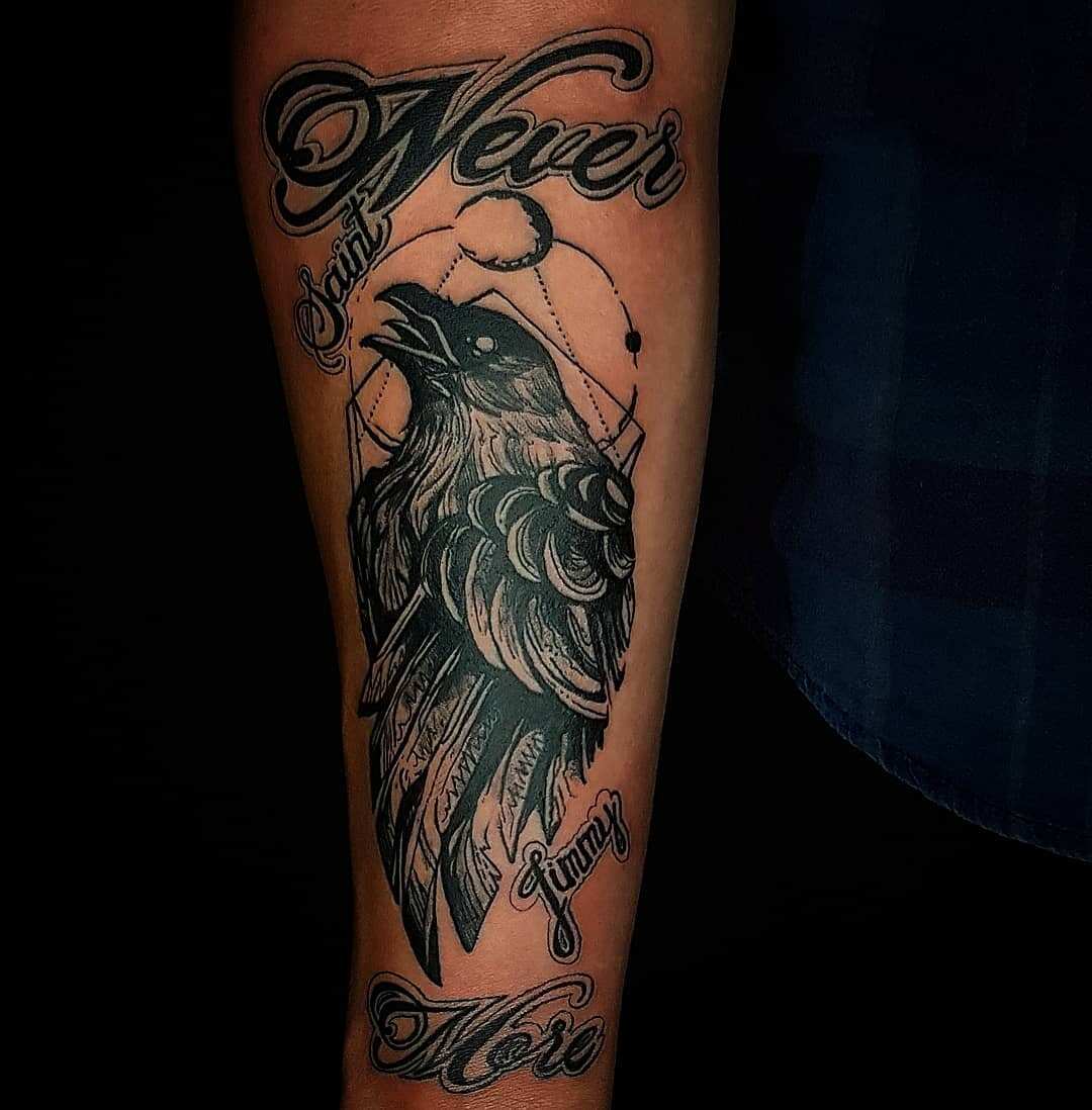 Raven tattoo: meaning and 50 design ideas Legit.ng