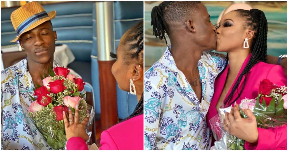 Nollywood actor Alesh Sanni finds love, gets engaged (photos)