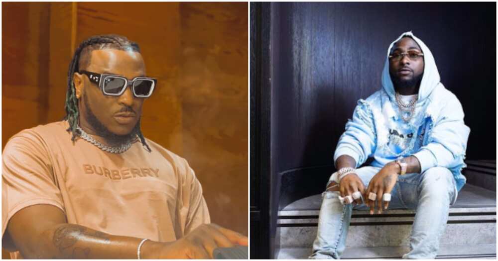 Photos of Davido and Peruzzi