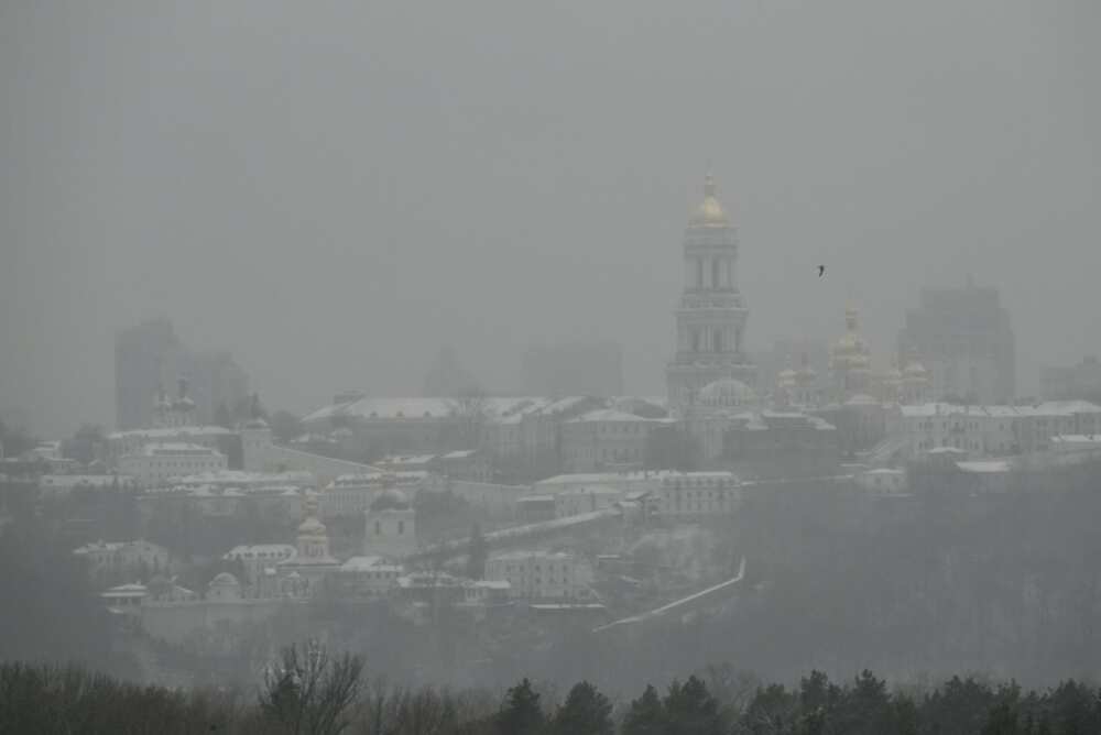 The Kyiv Pechersk Lavra monastery on November 17