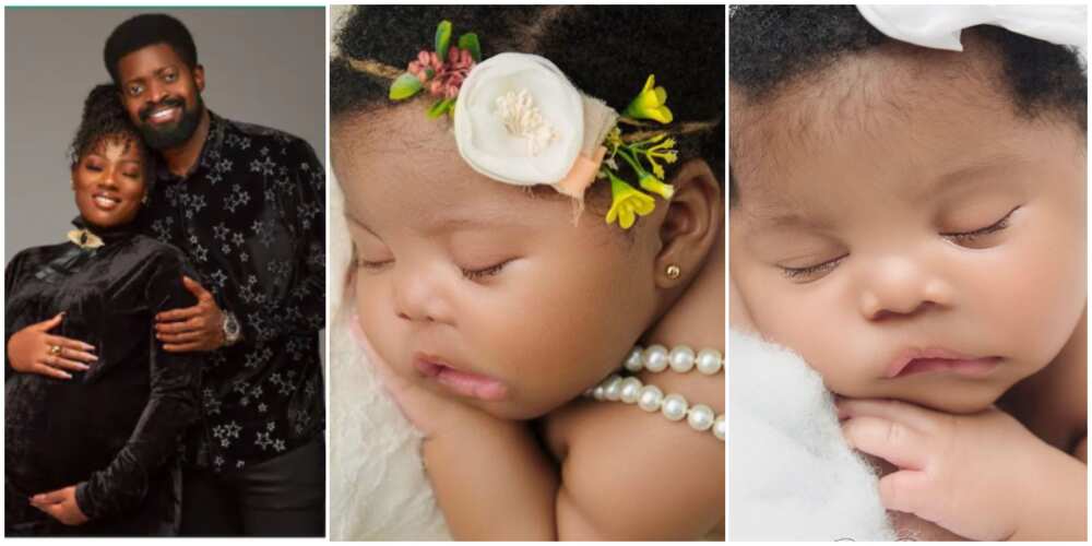 Basketmouth shares photos of daughter.