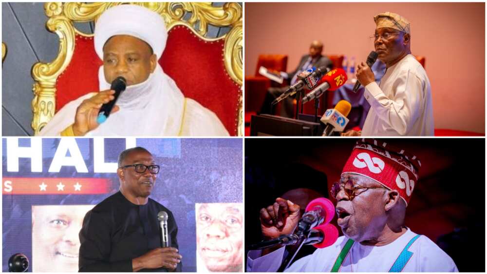 Sultan of Sokoto/Peter Obi/Atiku Abubakar/Bola Tinubu/2023 Election