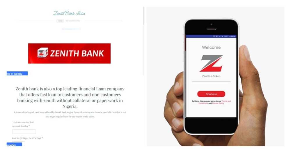 Fake Zenith Bank Advert