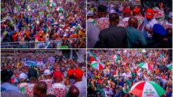 2023 presidency: Massive love as Lagosians troop out to support Atiku at rally, photos surface