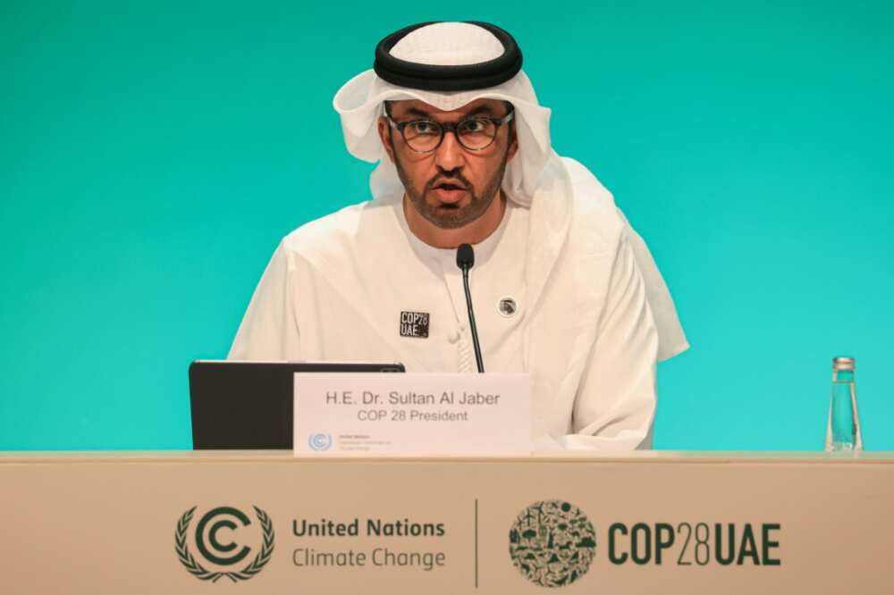 COP28 president Sultan Al Jaber has tasked a group of ministers to find agreement by Tuesday