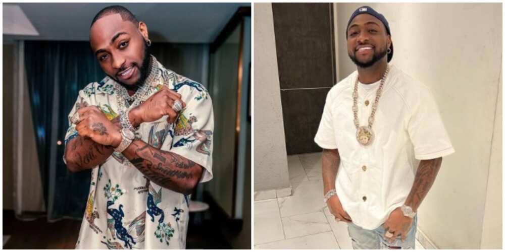 Photos of Davido.