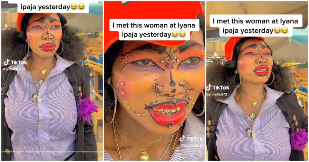 Swagger, Iyana Ipaja, multiple facial piercings Swagger, Iyana Ipaja, multiple facial piercings