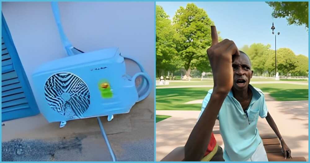 Tenant who pays GH¢100 rent buys air conditioner, landlord vows to eject him