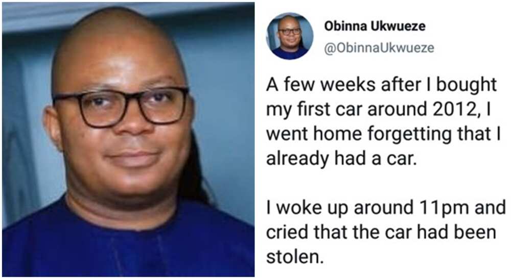 Nigerian man buys new car, forgets it at his work place.