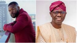 "You selected yourself, everybody saw it": Falz knocks Governor Sanwo-Olu over re-election appreciation tweet