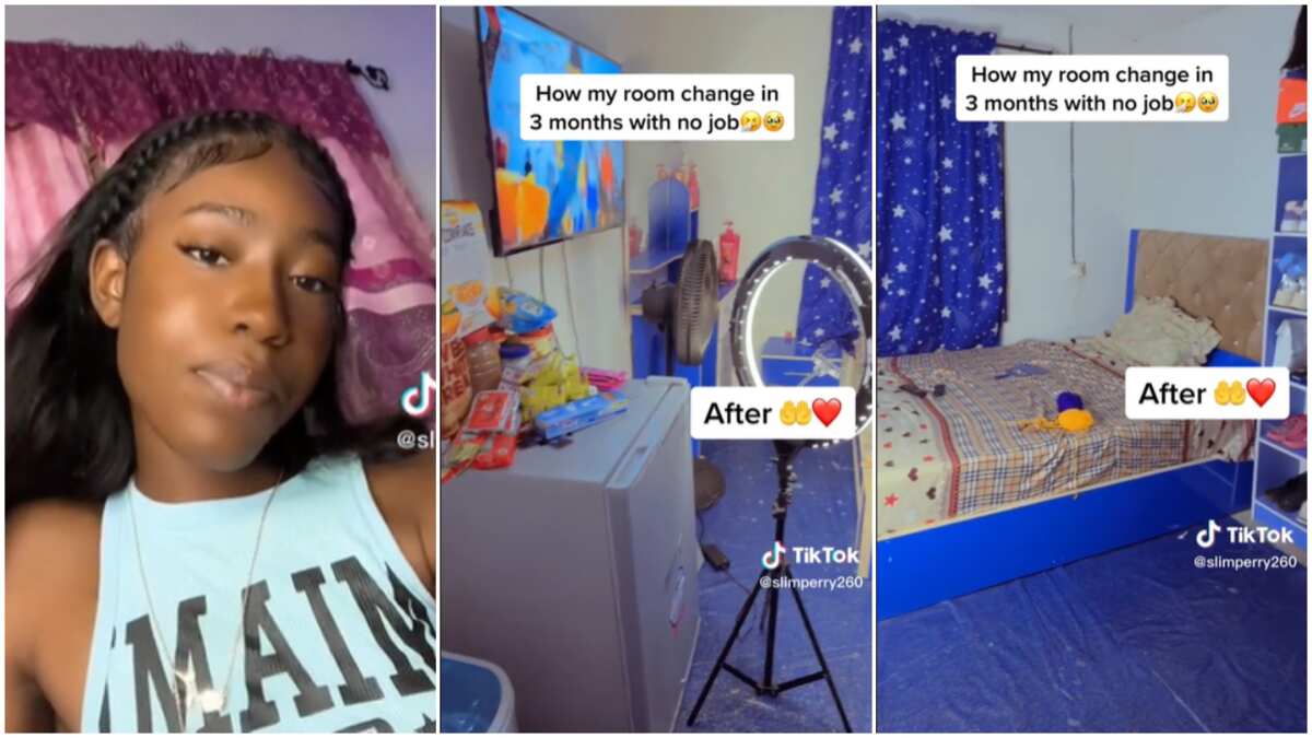 How I made my 1 room apartment beautiful despite not having a job - Lady shares video (watch)