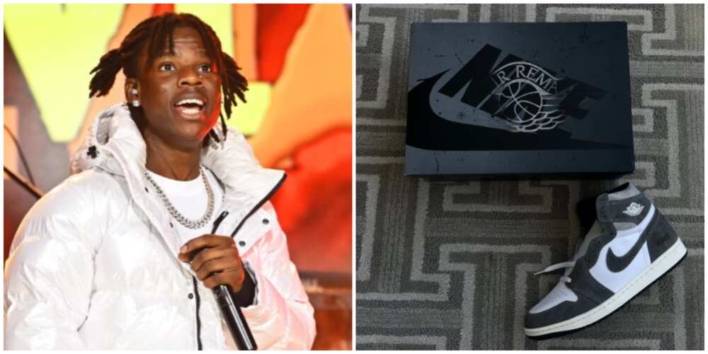Rema teases collabo with Nike