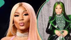 Nicki Minaj hints at plan to tour Nigeria, writes in pidgin, people react: "She too sabi"