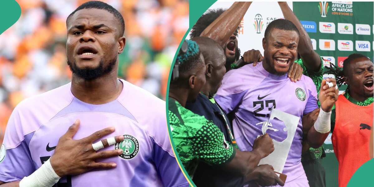 Super Eagles' goalkeeper Nwabali makes fresh vow after Nigeria beat South Africa