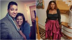 Between Uche Jombo and a follower who asked about the whereabouts of her husband