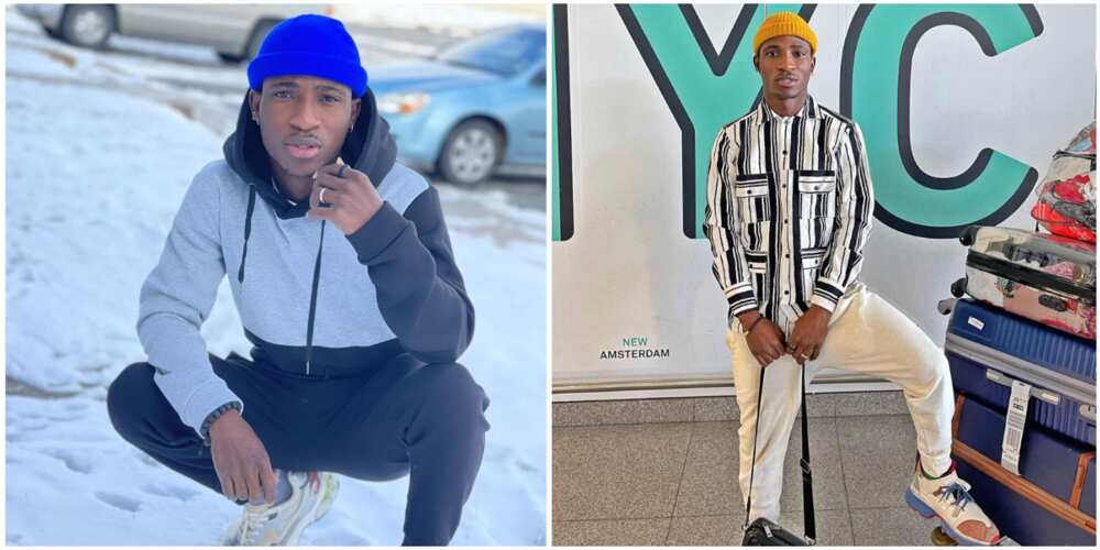 US-based actor Alesh Sanni recounts how lady pulled out phone to record after she saw him 'hustling' at grocery store