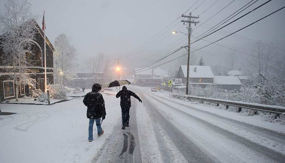 The coldest states in America