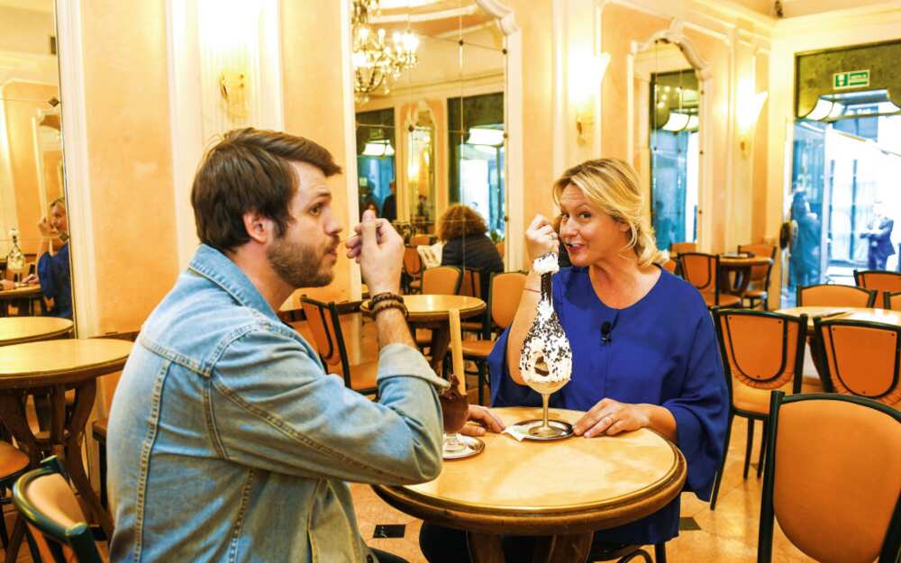 Luana Belmondo et son fils