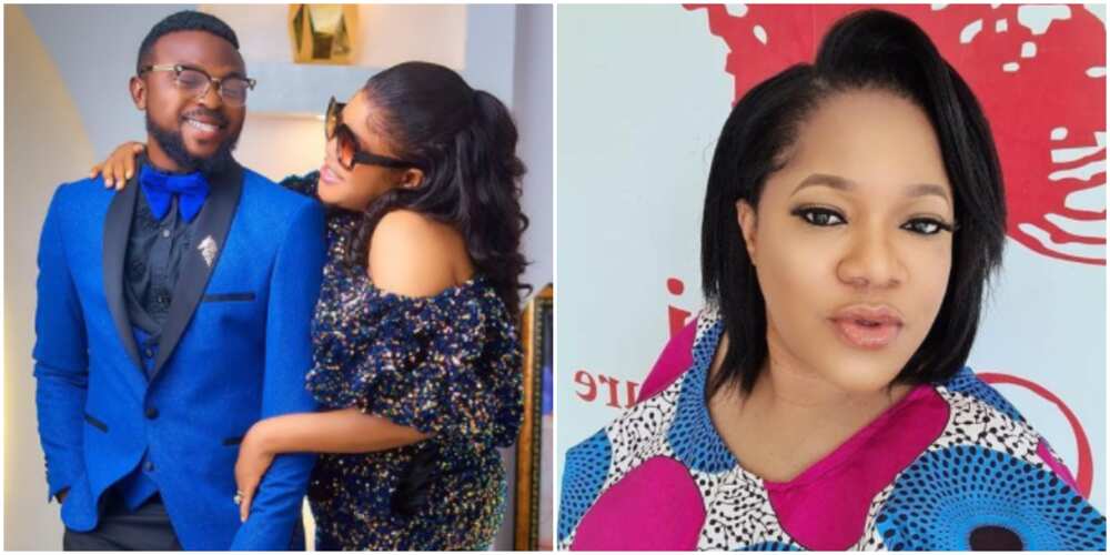 Fans Heave a Sigh of Relief as Toyin Abraham’s Hubby Shares Video to Confirm That She’s Getting Better