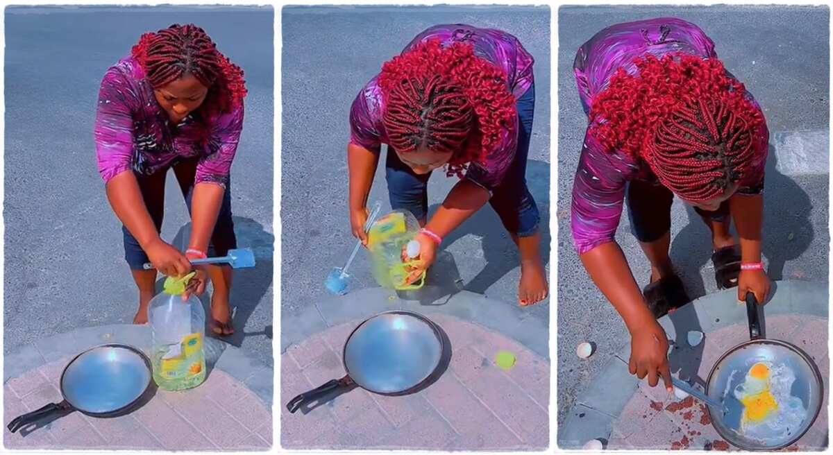 Video: See how this lady fried eggs under the sun in Dubai