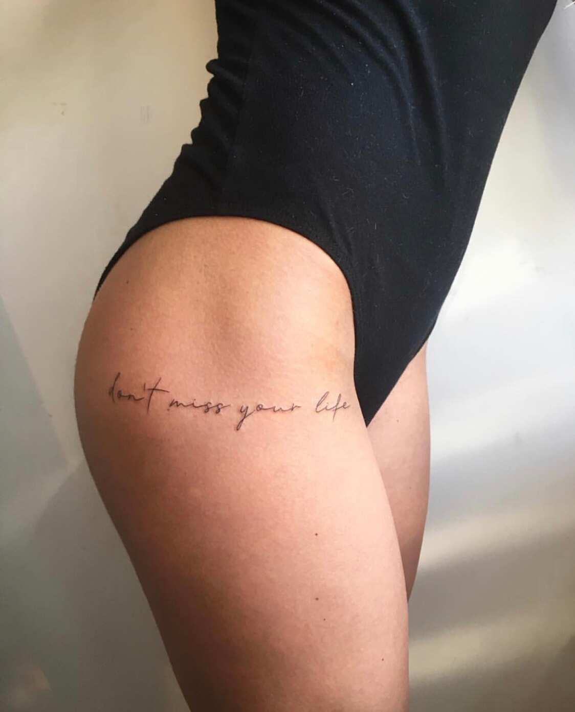 Tattoo tagged with: black, boa sorte, font, languages, little, matching,  numi, portuguese tattoo quotes, portuguese, script, small, lettering, quotes,  thigh, tiny | inked-app.com