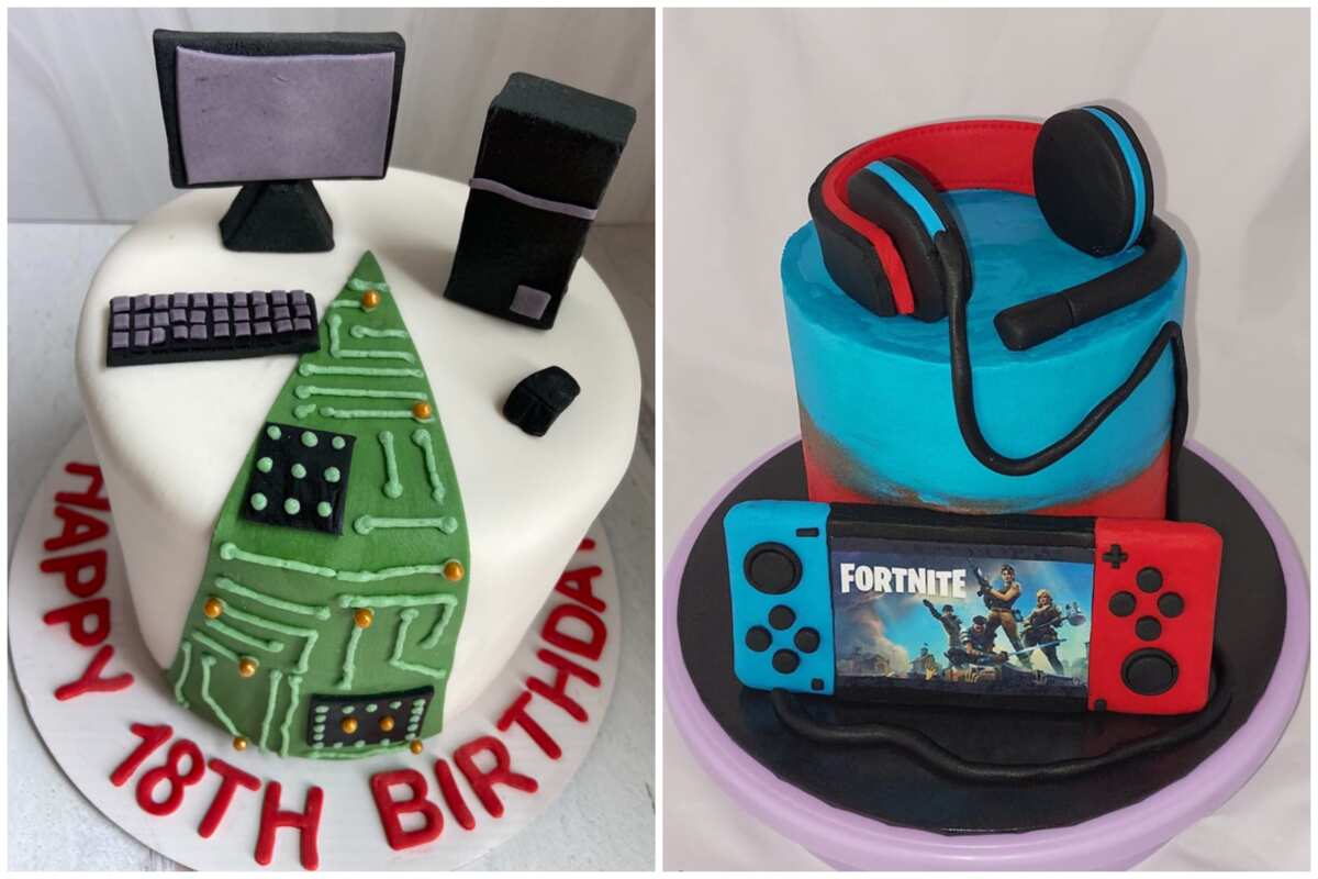 Playstation Box Theme Cake