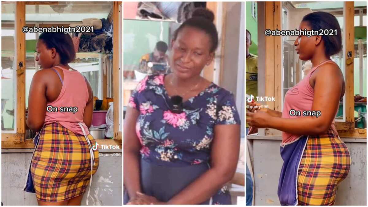 Curvy Food Seller Who Has Been Trending Online Speaks on Why Men Like Buying From Her in Video