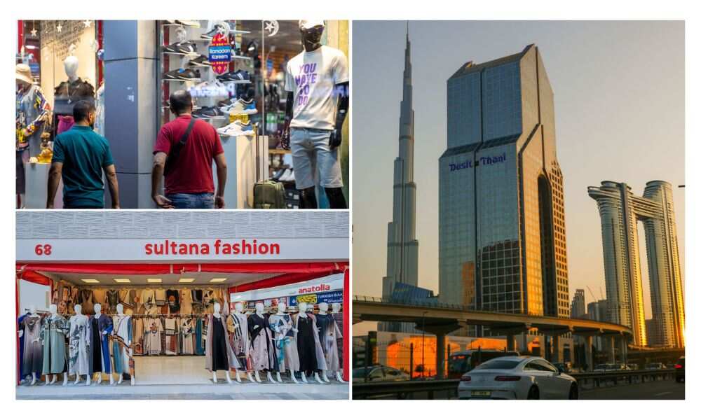 UAE, Dubai. Luxury shops, Nigerians