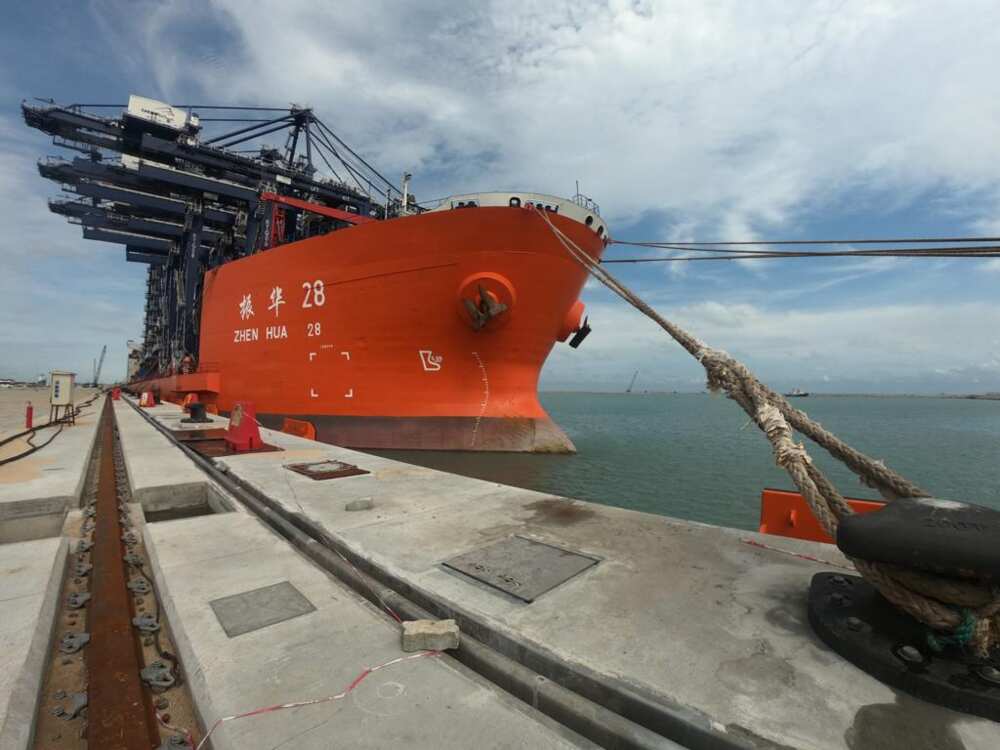 First Vessel Berths as Lekki Port takes Delivery of STS Cranes and RTG Equipment