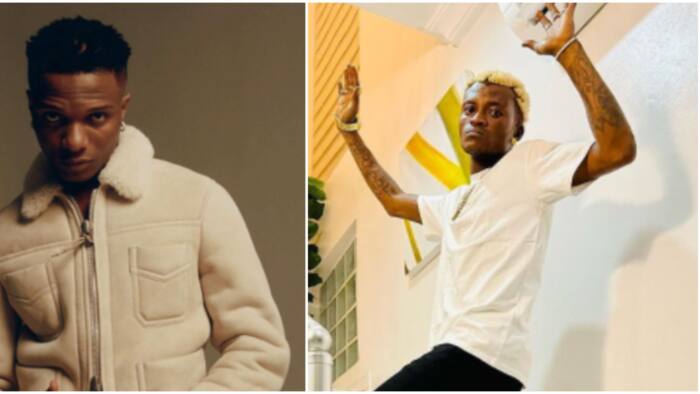 He is too fresh for the song: Hilarious reactions as Wizkid uses melodious voice to sing Portable's Zazoo