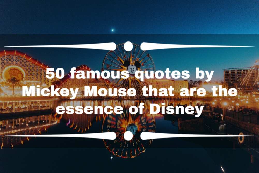 Mickey Mouse sayings