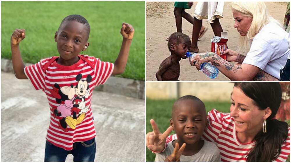 Boy who was left to starve finally wins in life, his new photos go viral Boy who was left to starve finally wins in life, his new photos go viral