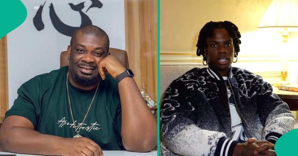 Don Jazzy and Rema in Paris.