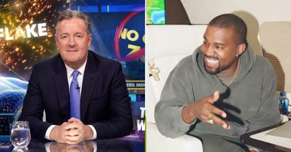 Piers Morgan interviewed Kanye West