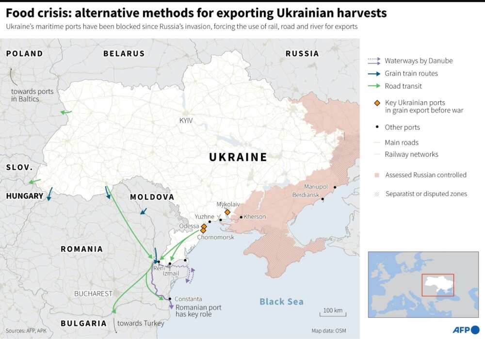 Food crisis: alternatives for exporting Ukrainian harvests Food crisis: alternatives for exporting Ukrainian harvests