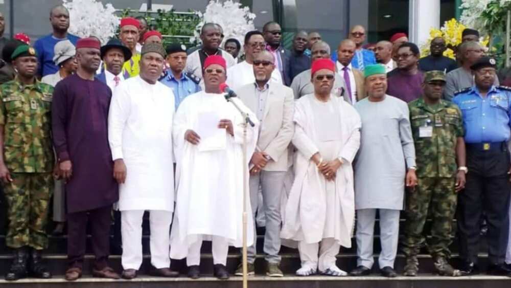 Umahi: Jam’iyyar APC ta na neman jawo Ugwuanyi, Ikpeazu da Obiano Umahi: Jam’iyyar APC ta na neman jawo Ugwuanyi, Ikpeazu da Obiano