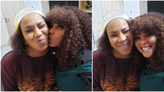 It’s all peace and love: Iyabo Ojo and Fathia Balogun end long-time beef, share beautiful photos together