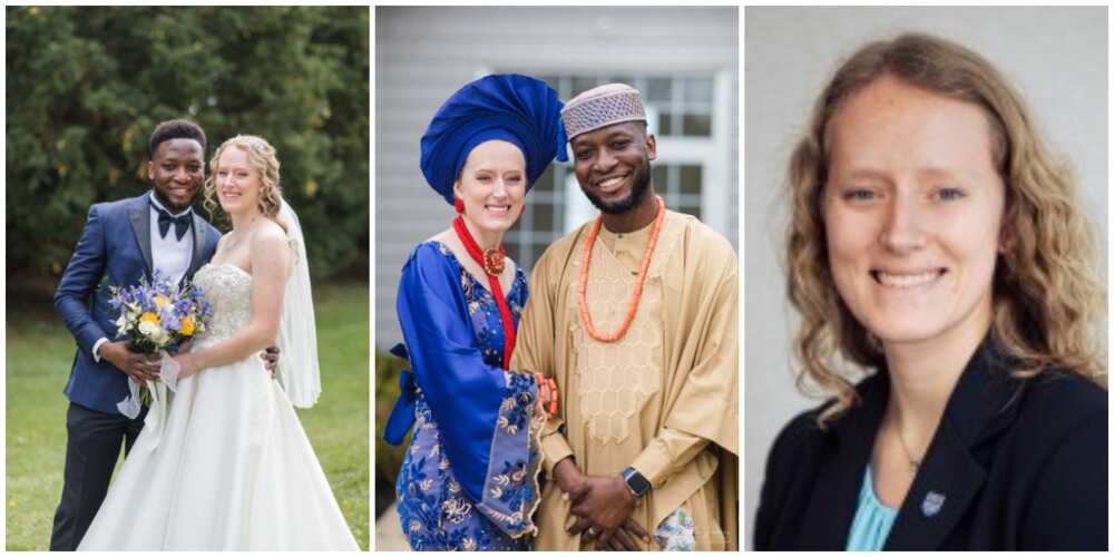 Beautiful US businesswoman changes name after tying the knot to Nigerian lover