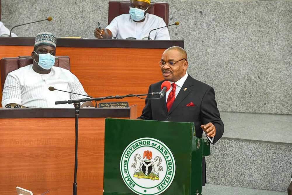 Udom Emmanuel Presents N582bn Budget Estimates to Akwa Ibom House of ...