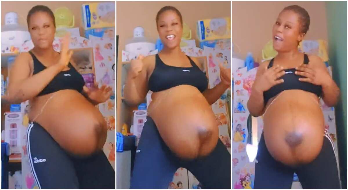 Pregnant woman goes viral after dancing aggressively, see her video