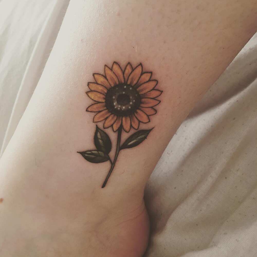 Sunflower tattoo