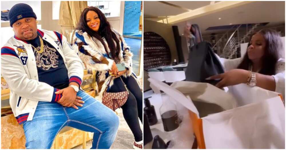 Socialite Cubana Chiefpriest and his wife Socialite Cubana Chiefpriest and his wife