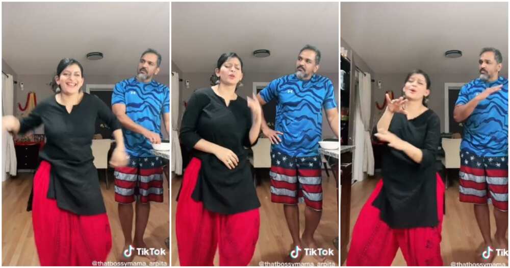 Arpita Vemula, Indian couple dance, Indian woman dance, Rema Calm Down, Indian wife dances to Rema's song