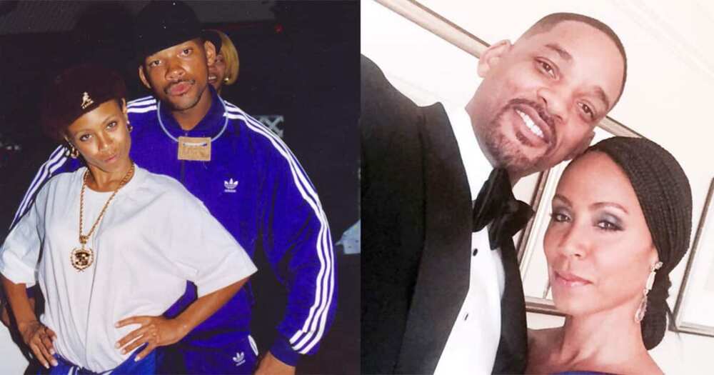 Will Smith and Jada Pinkett. Will Smith and Jada Pinkett.