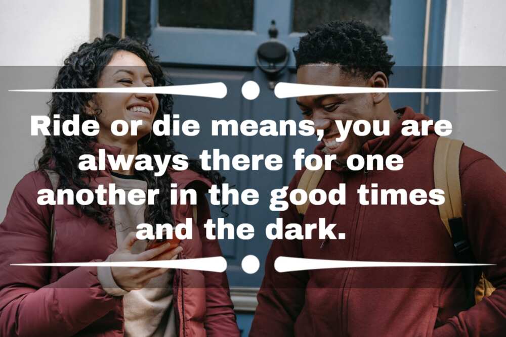Ride or die couple quotes