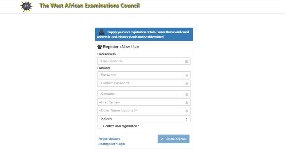 WAEC recruitment portal WAEC recruitment portal