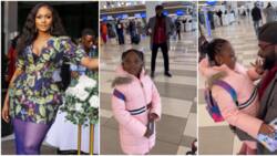 "My madam is here": Gbenro Ajibade and daughter reunite in heart-melting video, Osas laughs with joy